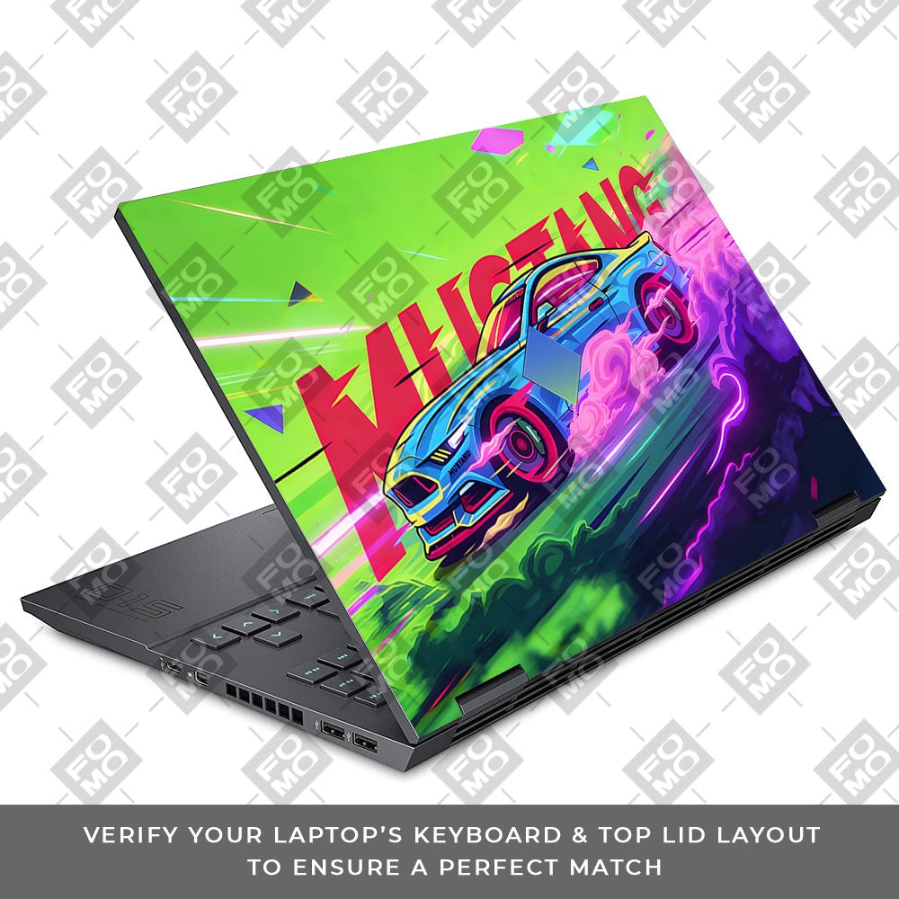 Ford Mustang Legacy HP Omen 15 3D Laptop Skin