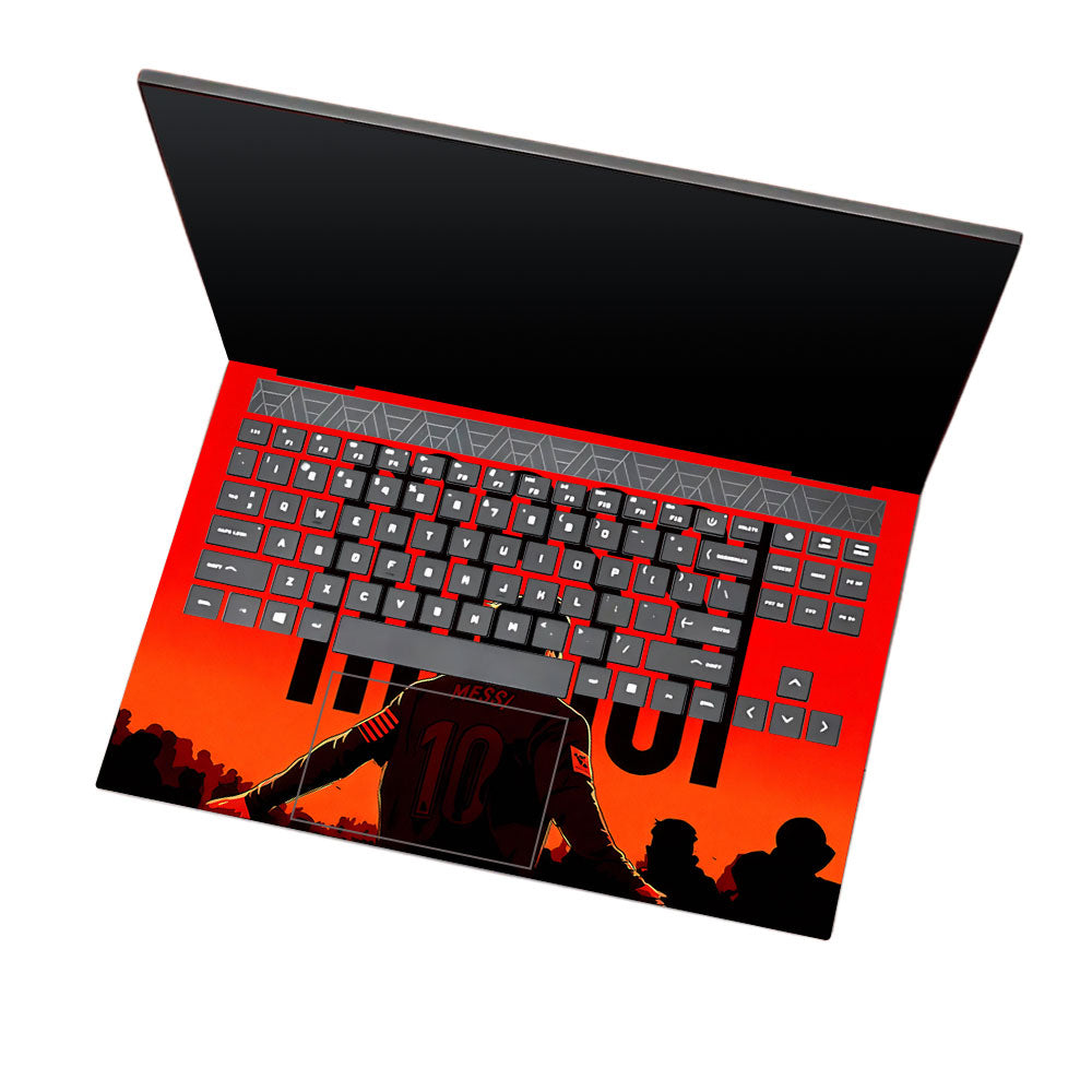 Messi Red Aura HP Omen 15 3D Laptop Skin