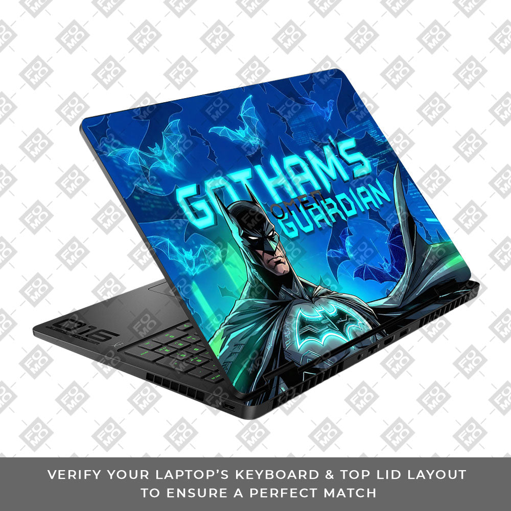 Gotham's Guardian Batman HP Omen Gaming 16 2025, 2026 3D Laptop Skin