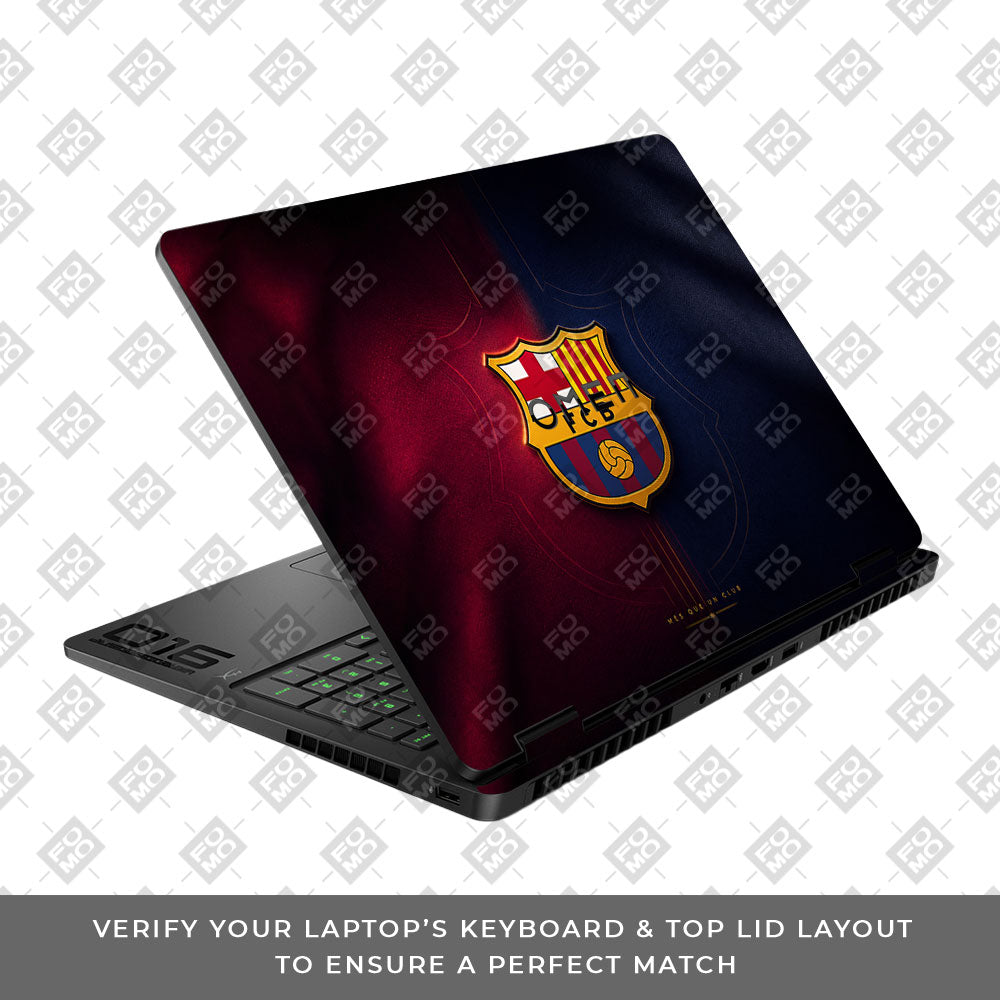 Catalan Pride Barcelona Legacy HP Omen Gaming 16 2025, 2026 3D Laptop Skin
