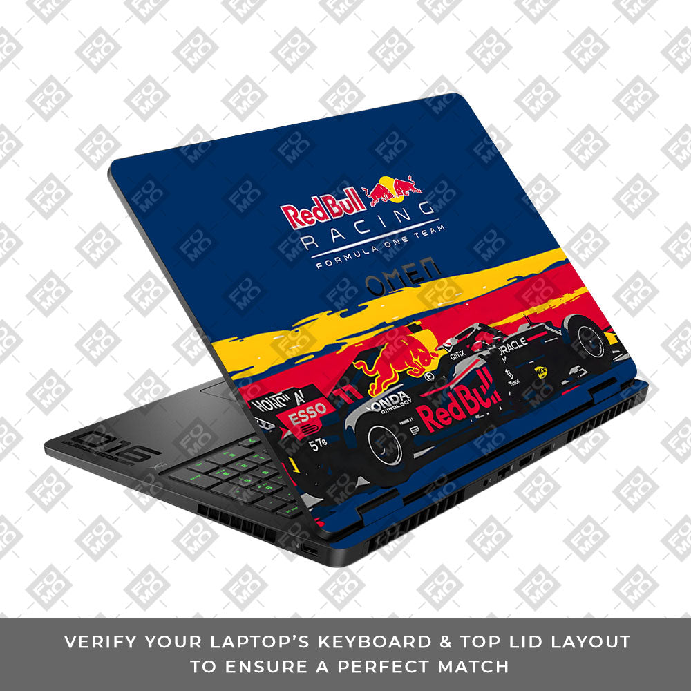 Red Bull Racing Formula One Team HP Omen Gaming 16 2025, 2026 3D Laptop Skin