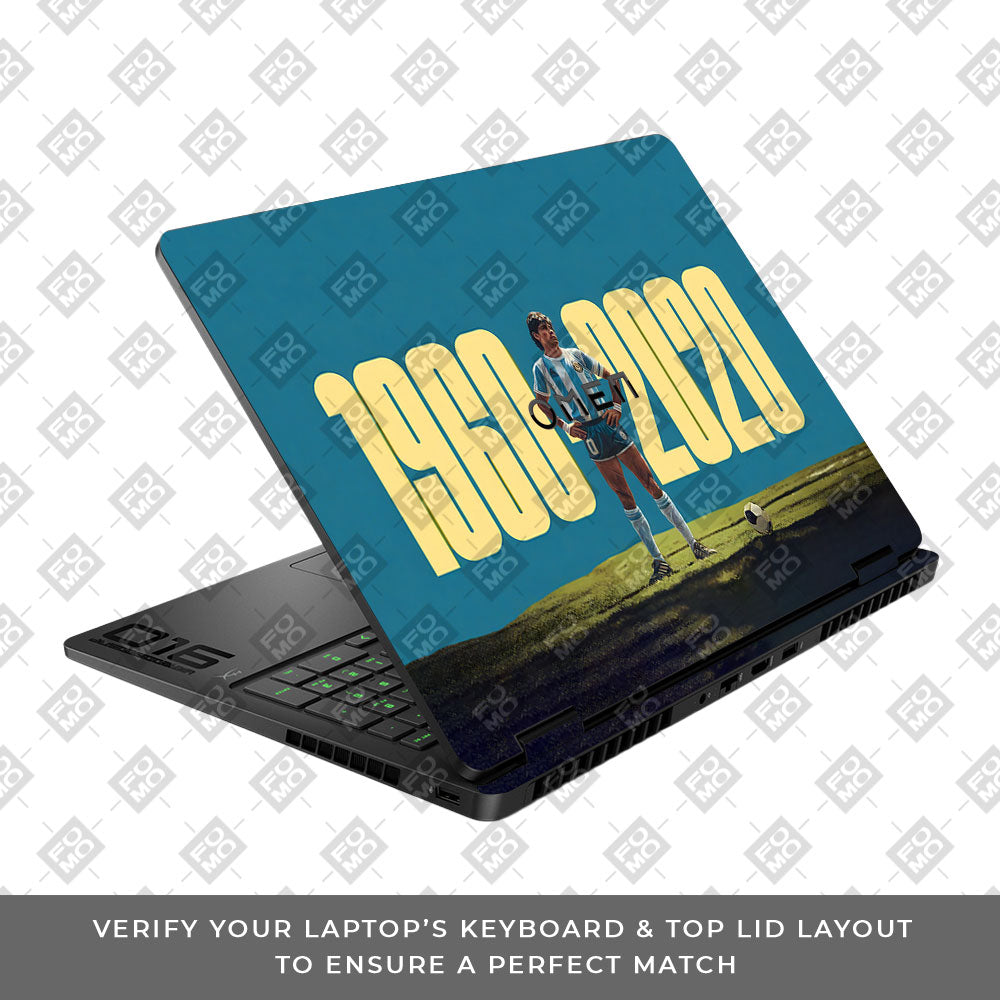 GOAT Era 1960 - 2020 HP Omen Gaming 16 2025, 2026 3D Laptop Skin