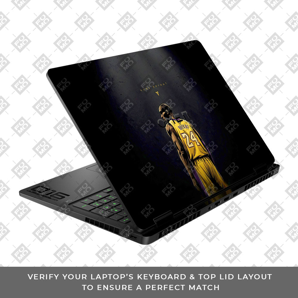 Mamba Legacy HP Omen Gaming 16 2025, 2026 3D Laptop Skin