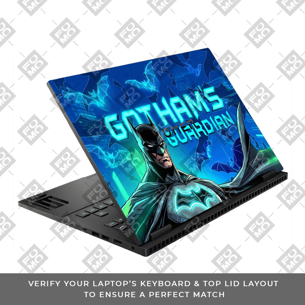 Gotham's Guardian Batman HP Omen Gaming 16 3D Laptop Skin