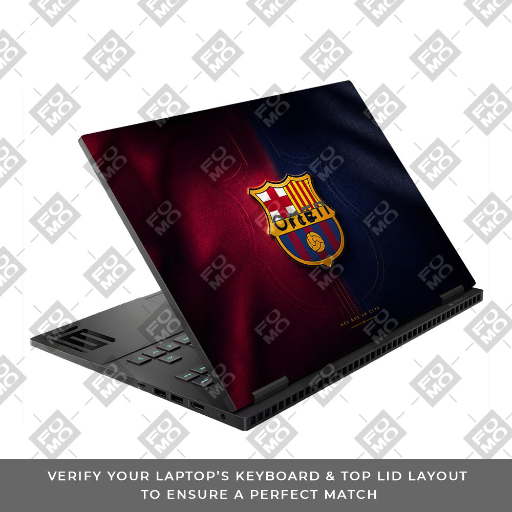 Catalan Pride Barcelona Legacy HP Omen Gaming 16 3D Laptop Skin