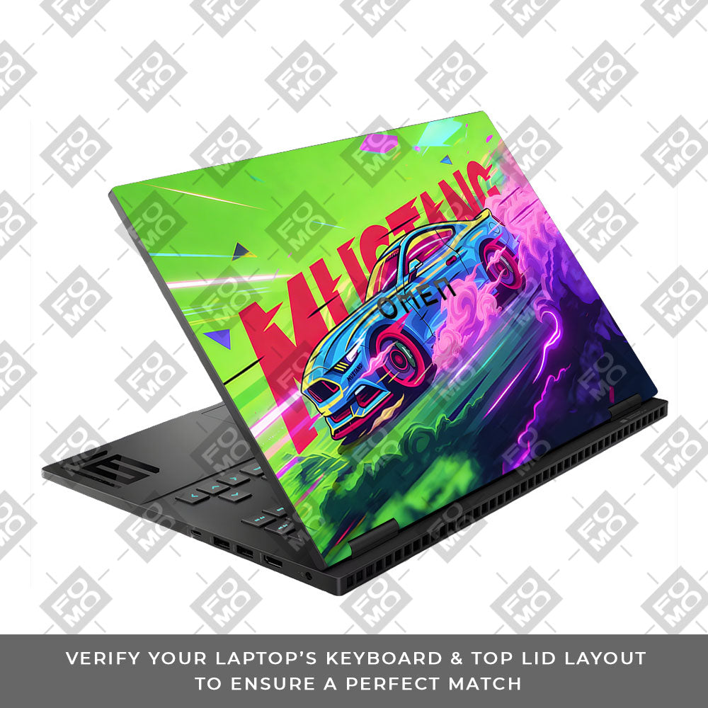 Ford Mustang Legacy HP Omen Gaming 16 3D Laptop Skin