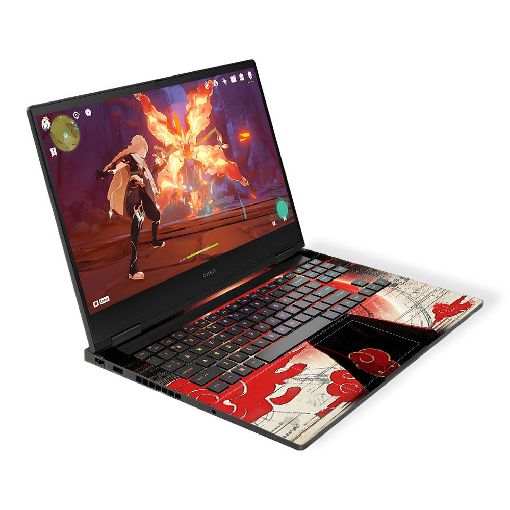 Itachi Uchiha Mark of the Akatsuki HP Omen Gaming 16 3D Laptop Skin
