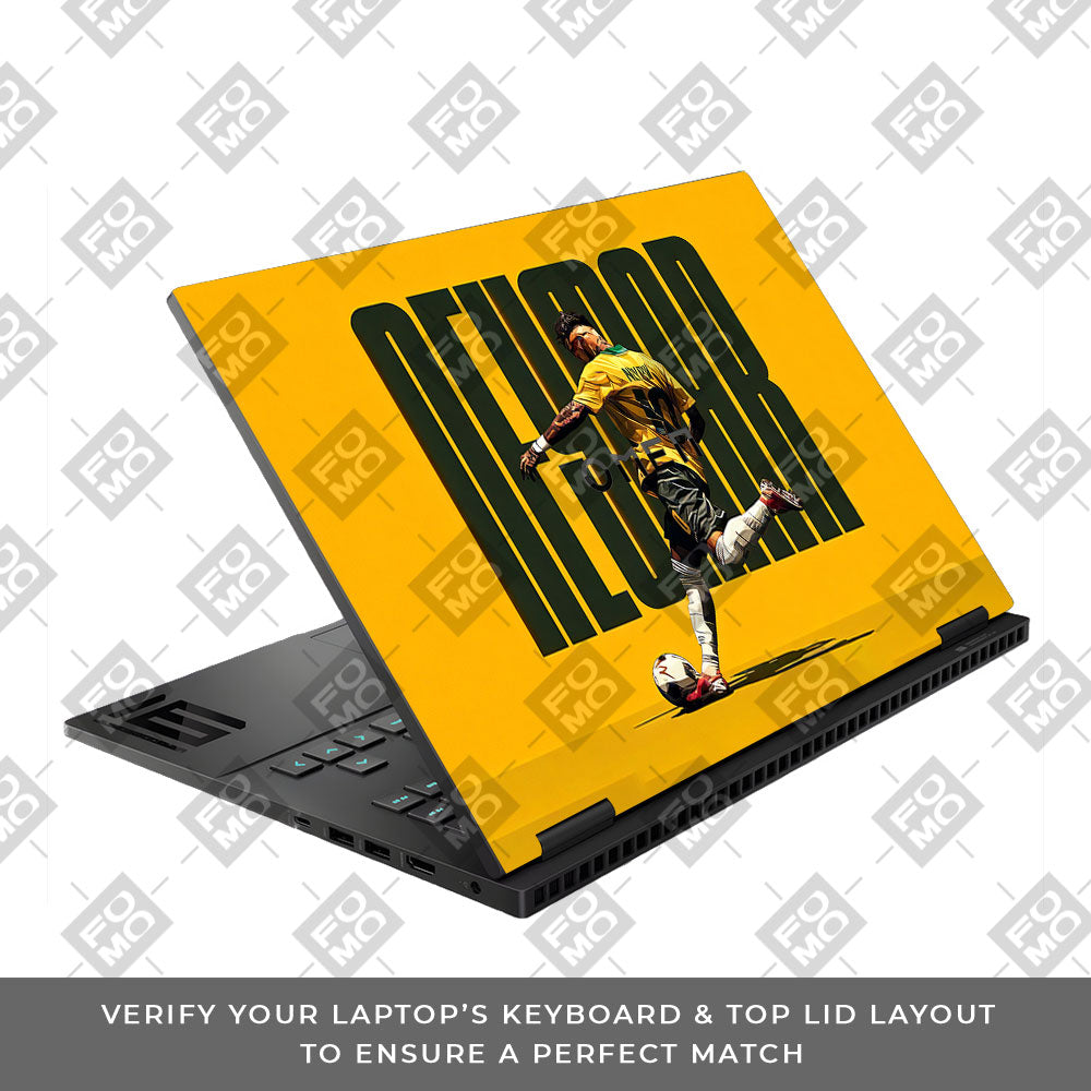 Neymar Brazil Drip HP Omen Gaming 16 3D Laptop Skin
