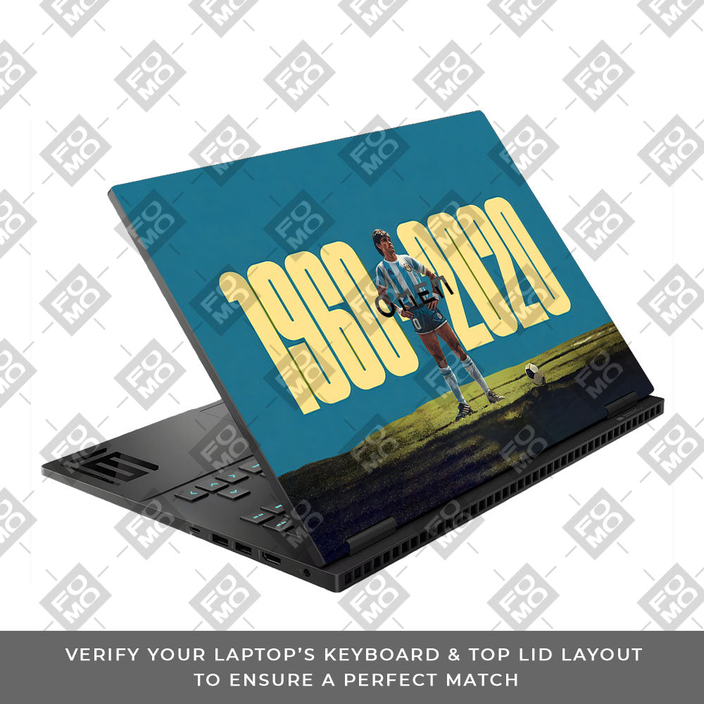 GOAT Era 1960 - 2020 HP Omen Gaming 16 3D Laptop Skin