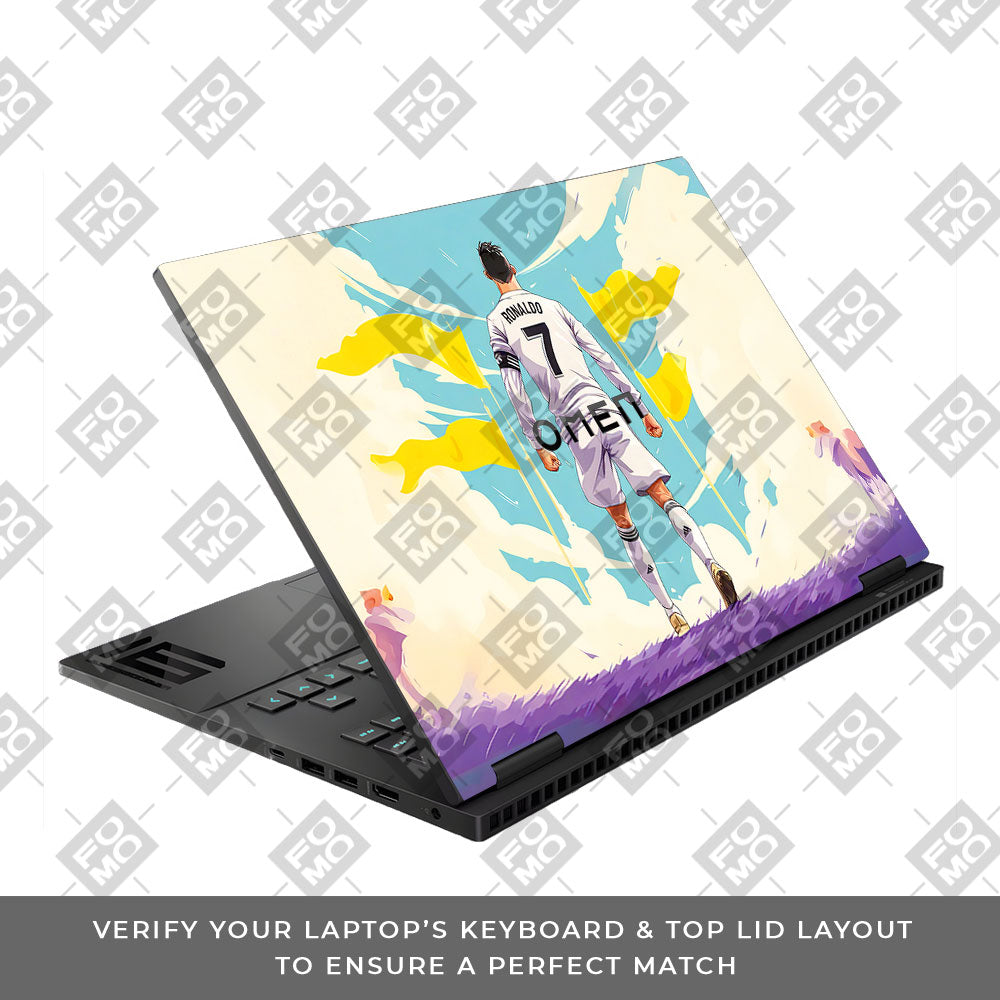 Ronaldo Final Boss HP Omen Gaming 16 3D Laptop Skin