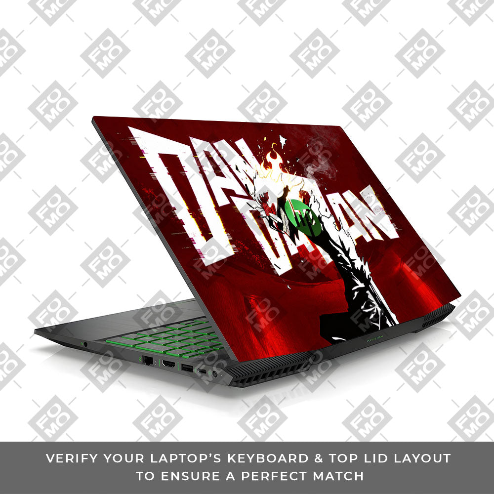 Dandadan Ignition HP Pavilion Gaming 15 CX Series 3D Laptop Skin