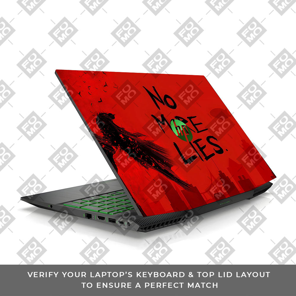 Batman No More Lies HP Pavilion Gaming 15 CX Series 3D Laptop Skin
