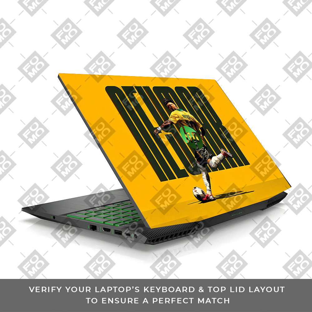 Neymar Brazil Drip HP Pavilion Gaming 15 CX Series 3D Laptop Skin