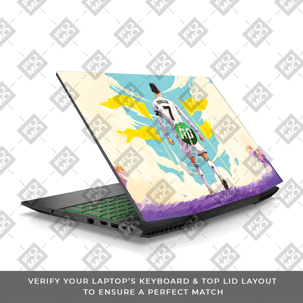 Ronaldo Final Boss HP Pavilion Gaming 15 CX Series 3D Laptop Skin