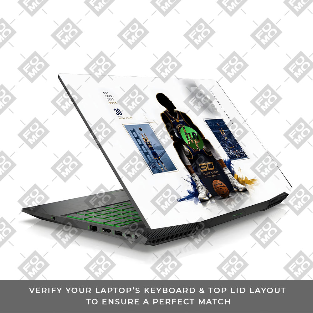Curry 30 HP Pavilion Gaming 15 CX Series 3D Laptop Skin