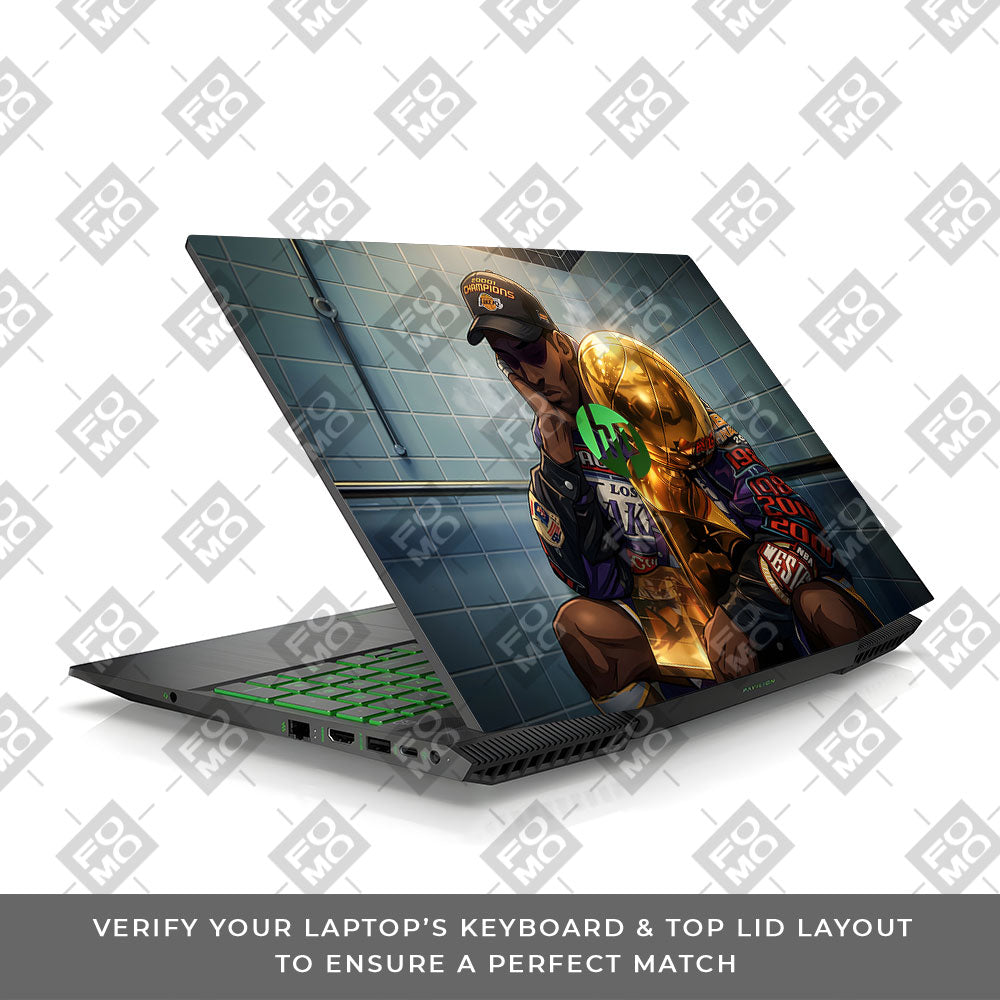Kobe Trophy HP Pavilion Gaming 15 CX Series 3D Laptop Skin