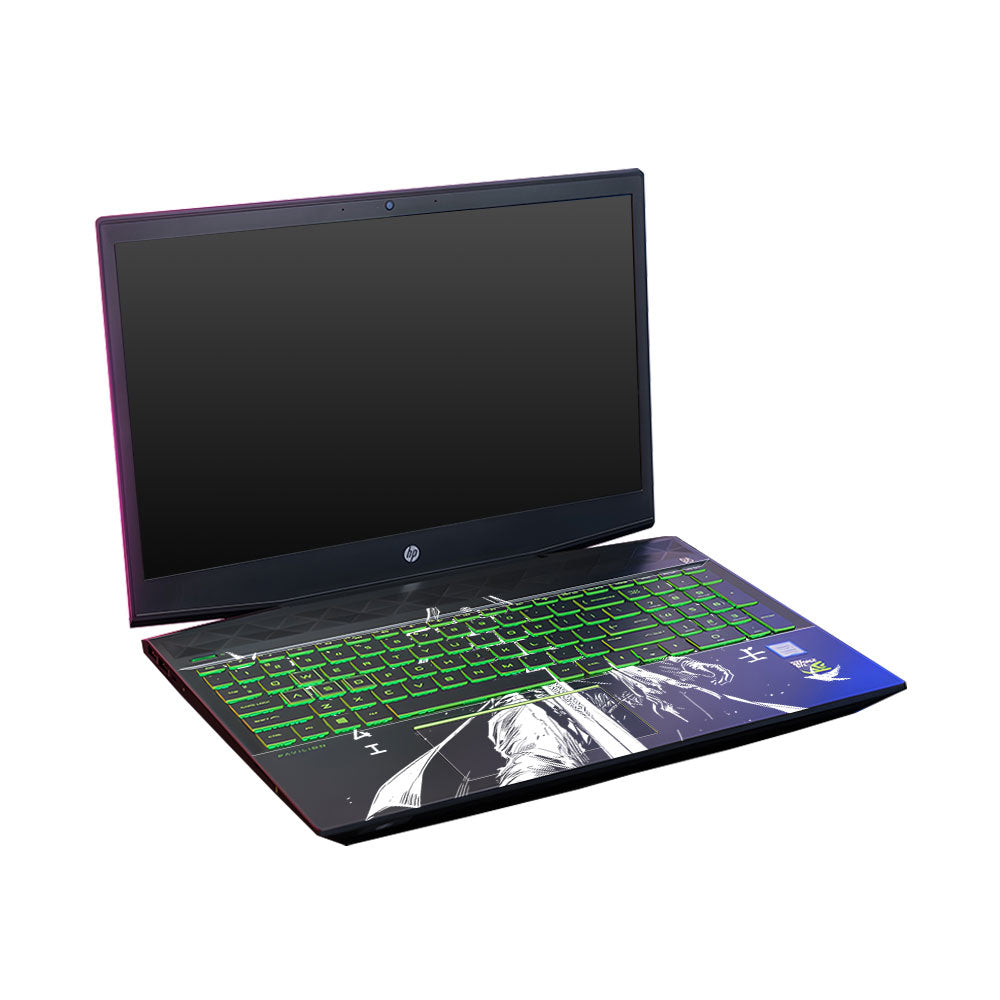 Transparent Ghost Samurai HP Pavilion Gaming 15 CX Series Laptop Skin