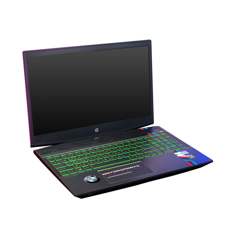 Transparent BMW Racing Graphic HP Pavilion Gaming 15 CX Series Laptop Skin