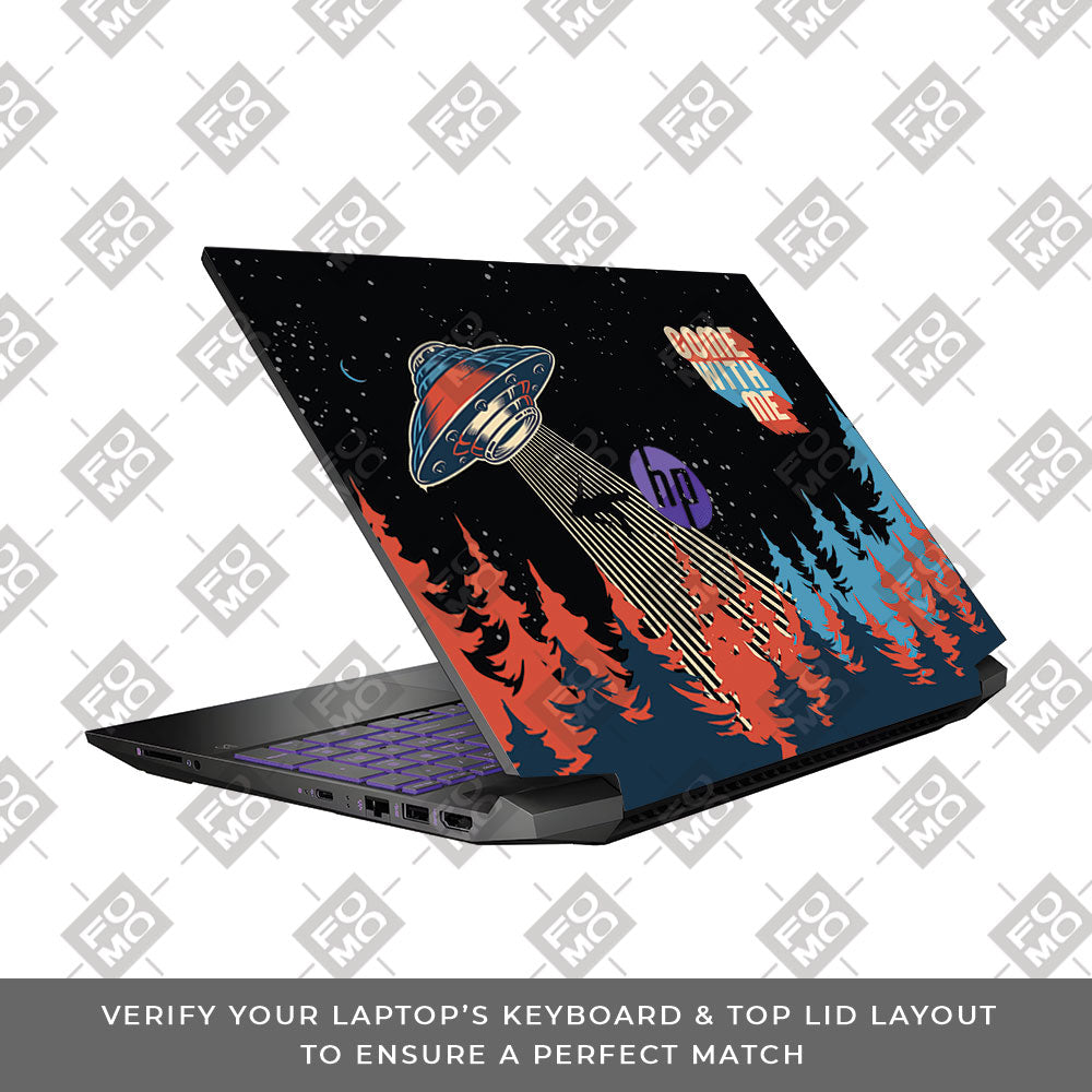 Come with Me HP Pavilion Gaming 15 EC Series 3D Laptop Skin