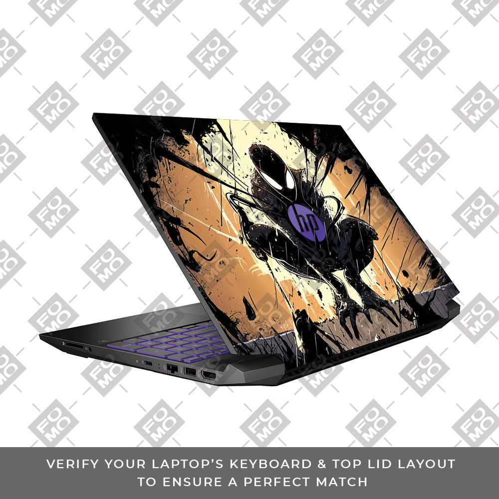 Shadow Spiderman HP Pavilion Gaming 15 EC Series 3D Laptop Skin