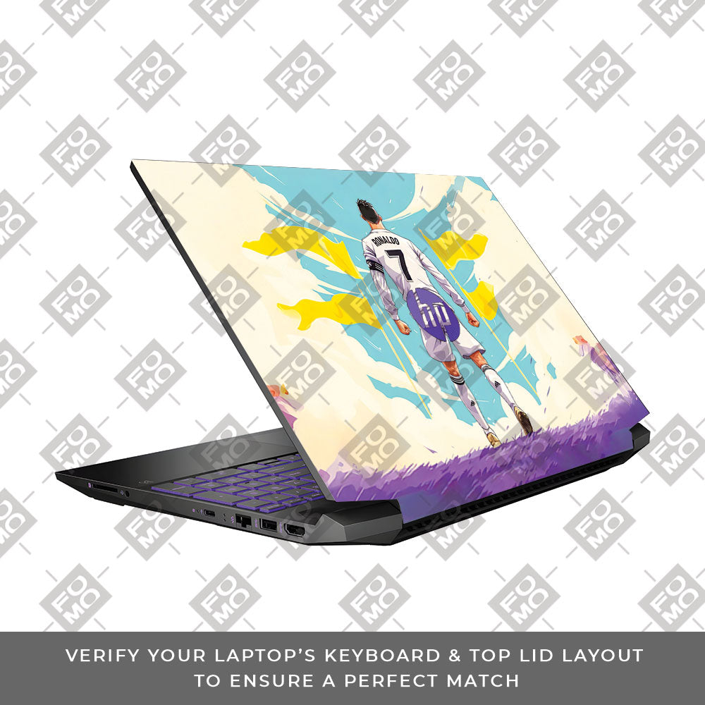 Ronaldo Final Boss HP Pavilion Gaming 15 EC Series 3D Laptop Skin