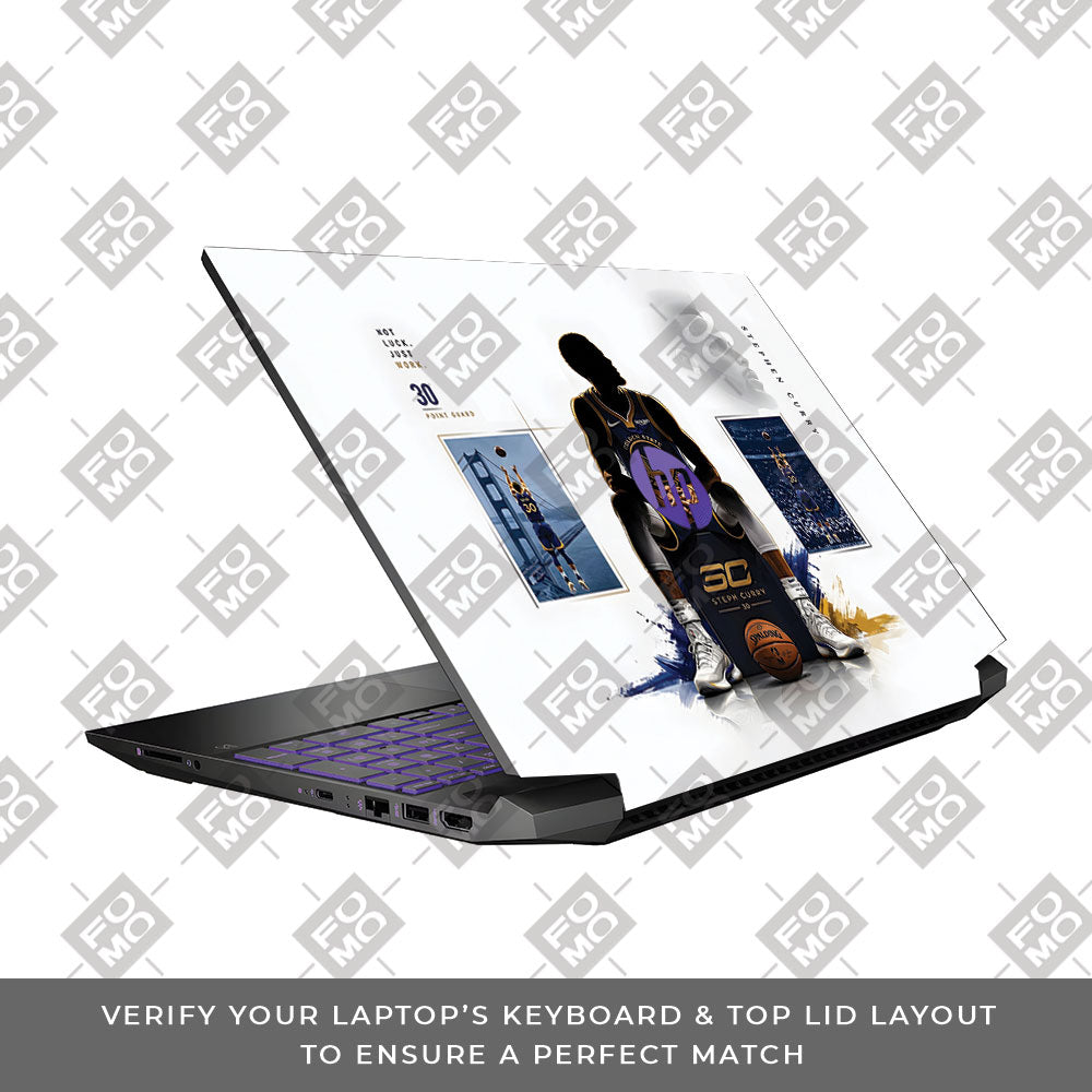 Curry 30 HP Pavilion Gaming 15 EC Series 3D Laptop Skin