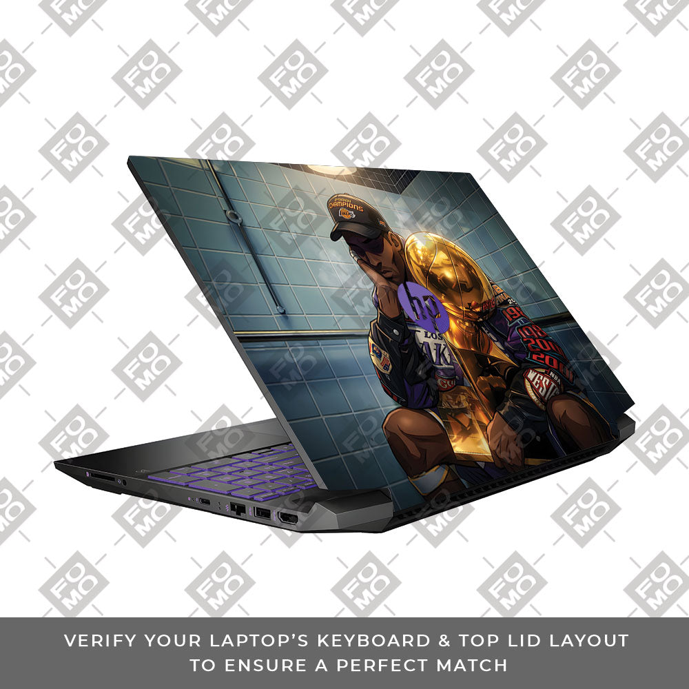 Kobe Trophy HP Pavilion Gaming 15 EC Series 3D Laptop Skin