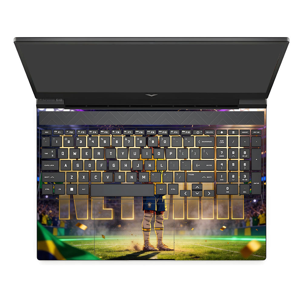 Neymar Golden Aura HP Victus 3D Laptop Skin