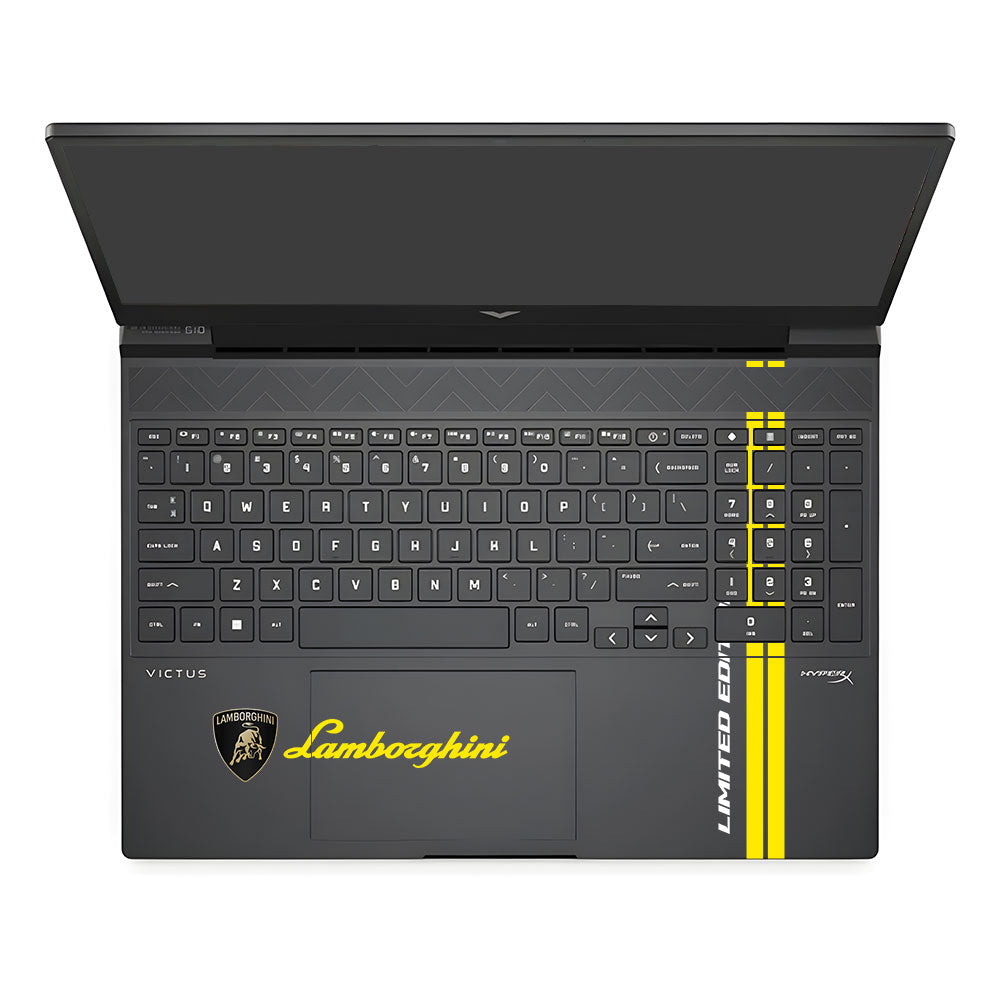 Transparent Lamborghini Limited Edition HP Victus Laptop Skin