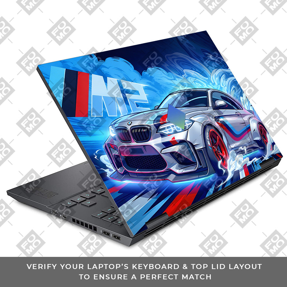 BMW M Performance HP Omen 15 Laptop Skin