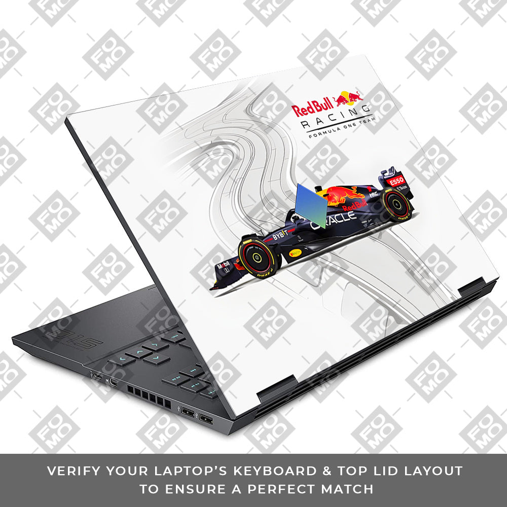 Red Bull Racing in Action HP Omen 15 Laptop Skin