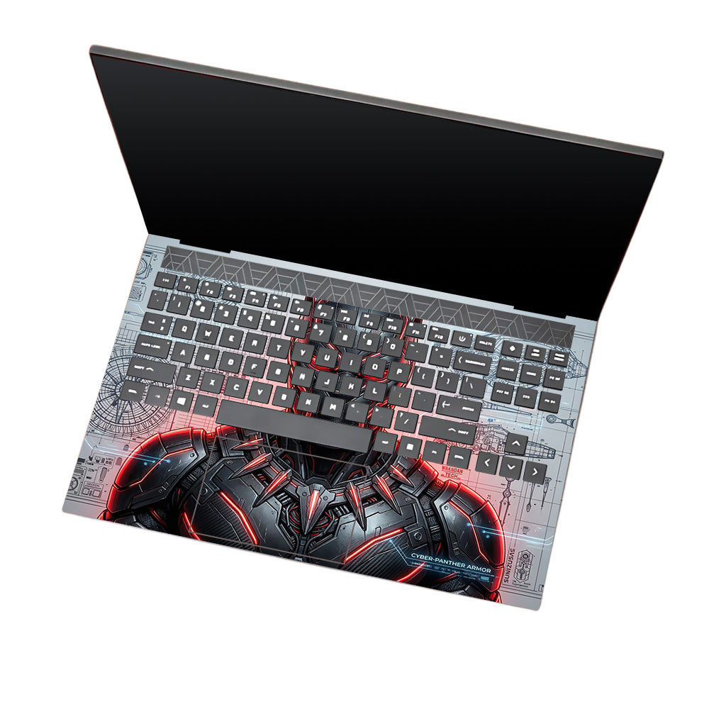Black Panther Vibranium Tech HP Omen 15 Laptop Skin