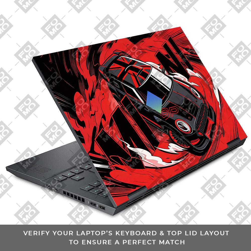Mini Cooper HP Omen 15 Laptop Skin