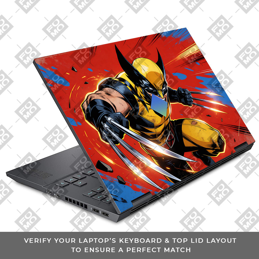 Adamantium Rage HP Omen 15 Laptop Skin
