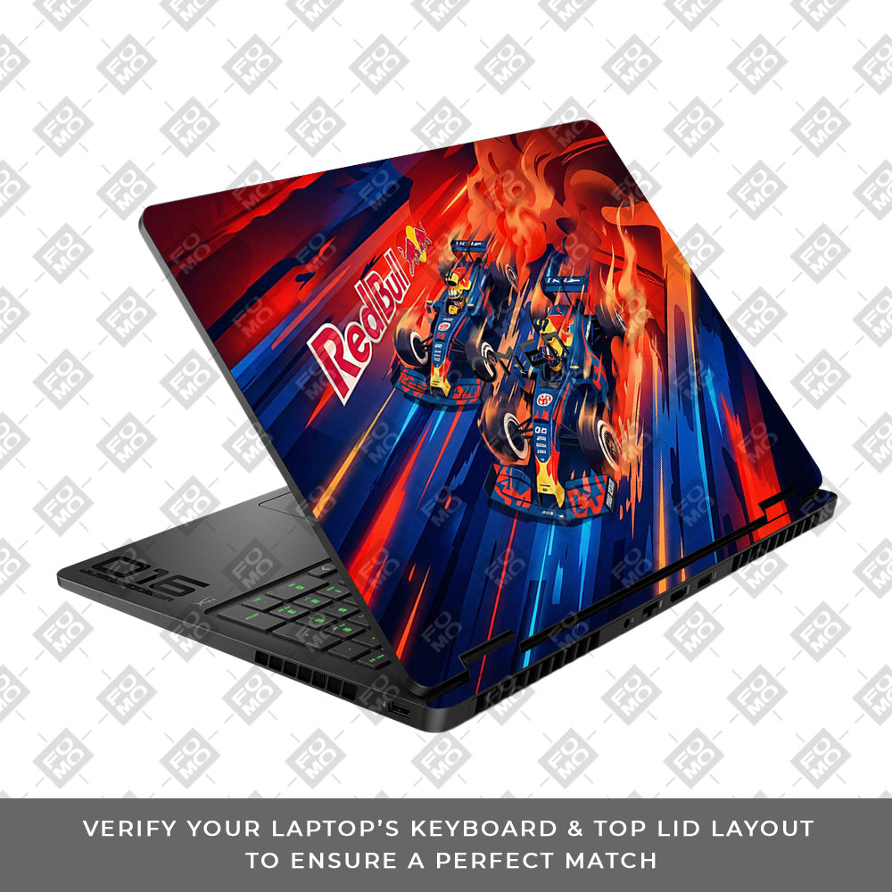 Red Bull Racing Velocity HP Omen Gaming 16 2025, 2026 Laptop Skin