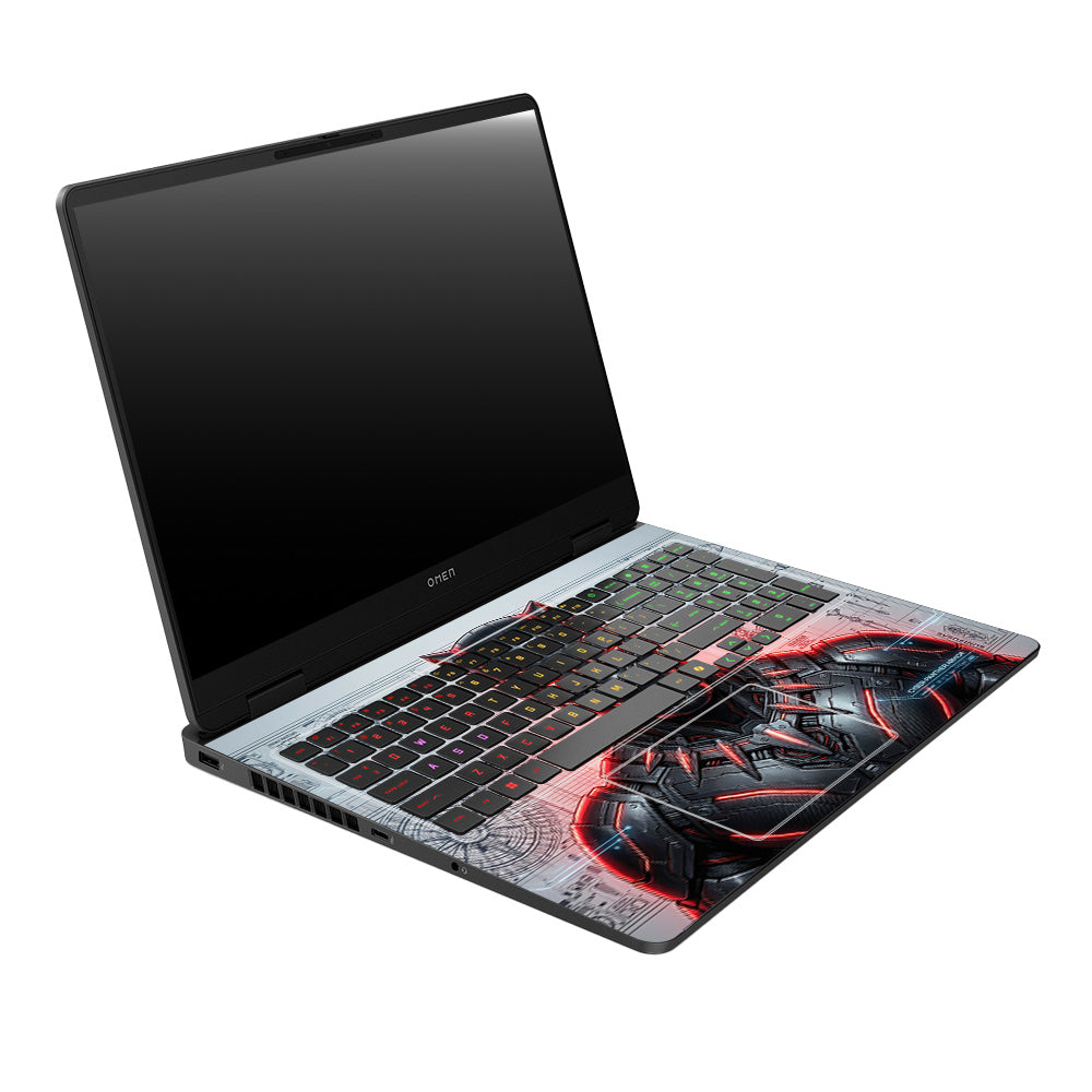 Futuristic Black Panther HP Omen Gaming 16 2025, 2026 3D Laptop Skin