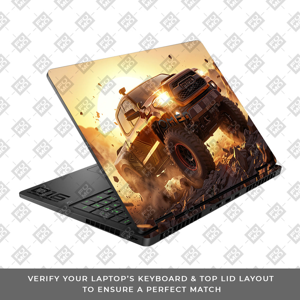 Toyota Off Road Beast HP Omen Gaming 16 2025, 2026 Laptop Skin