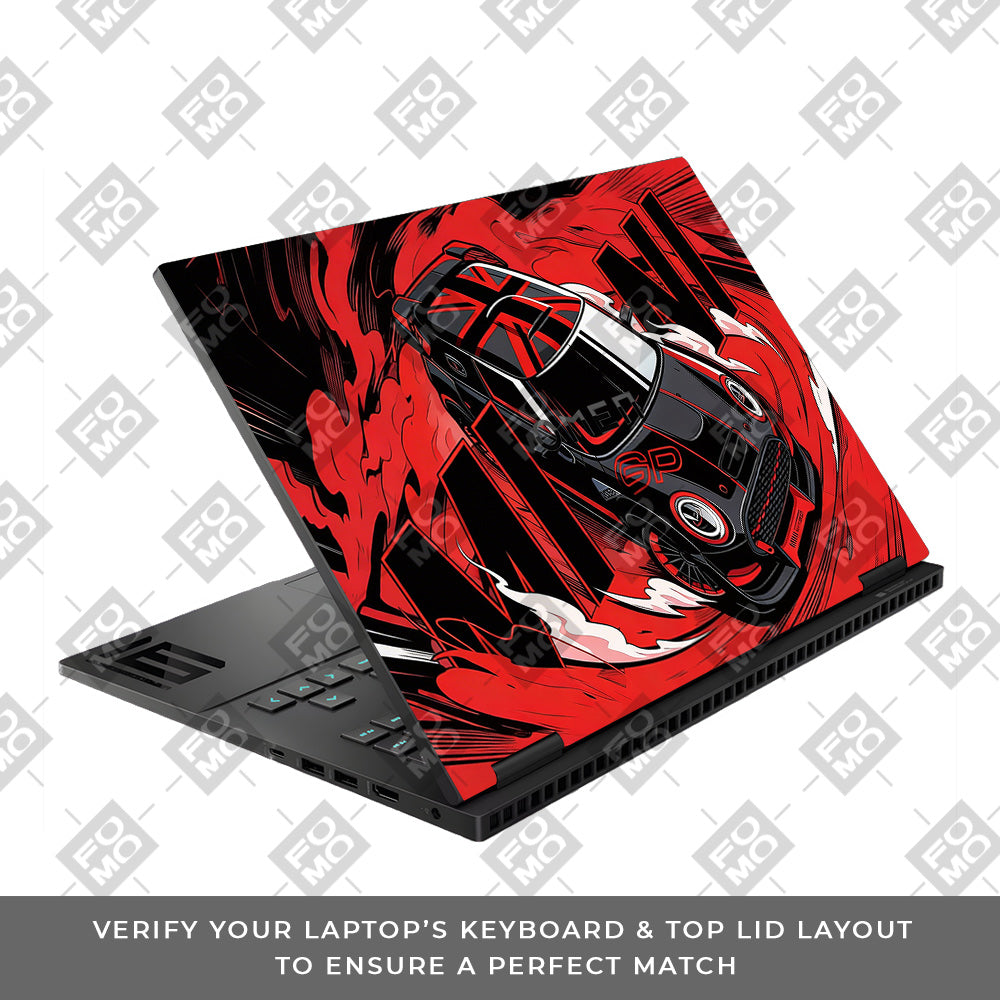 Mini Cooper HP Omen Gaming 16 Laptop Skin