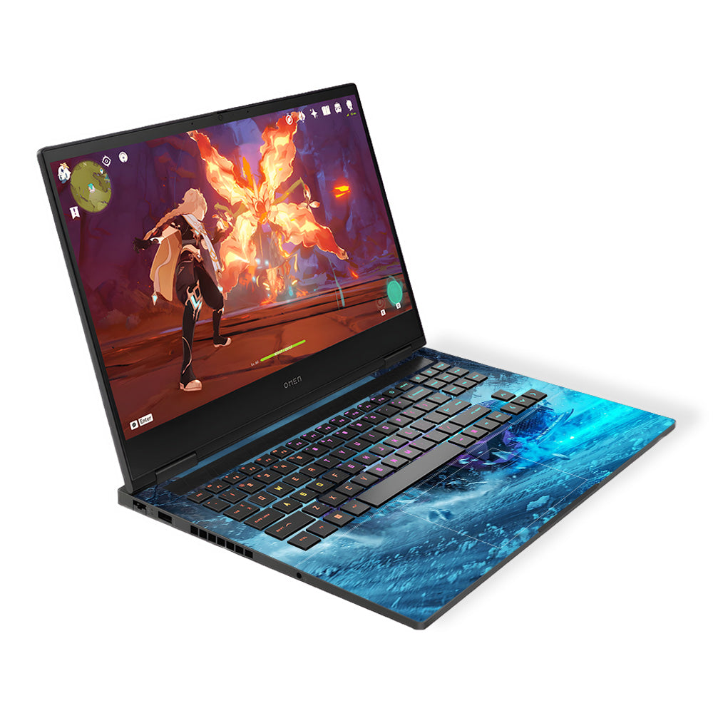 BMW Neon Drift HP Omen Gaming 16 Laptop Skin
