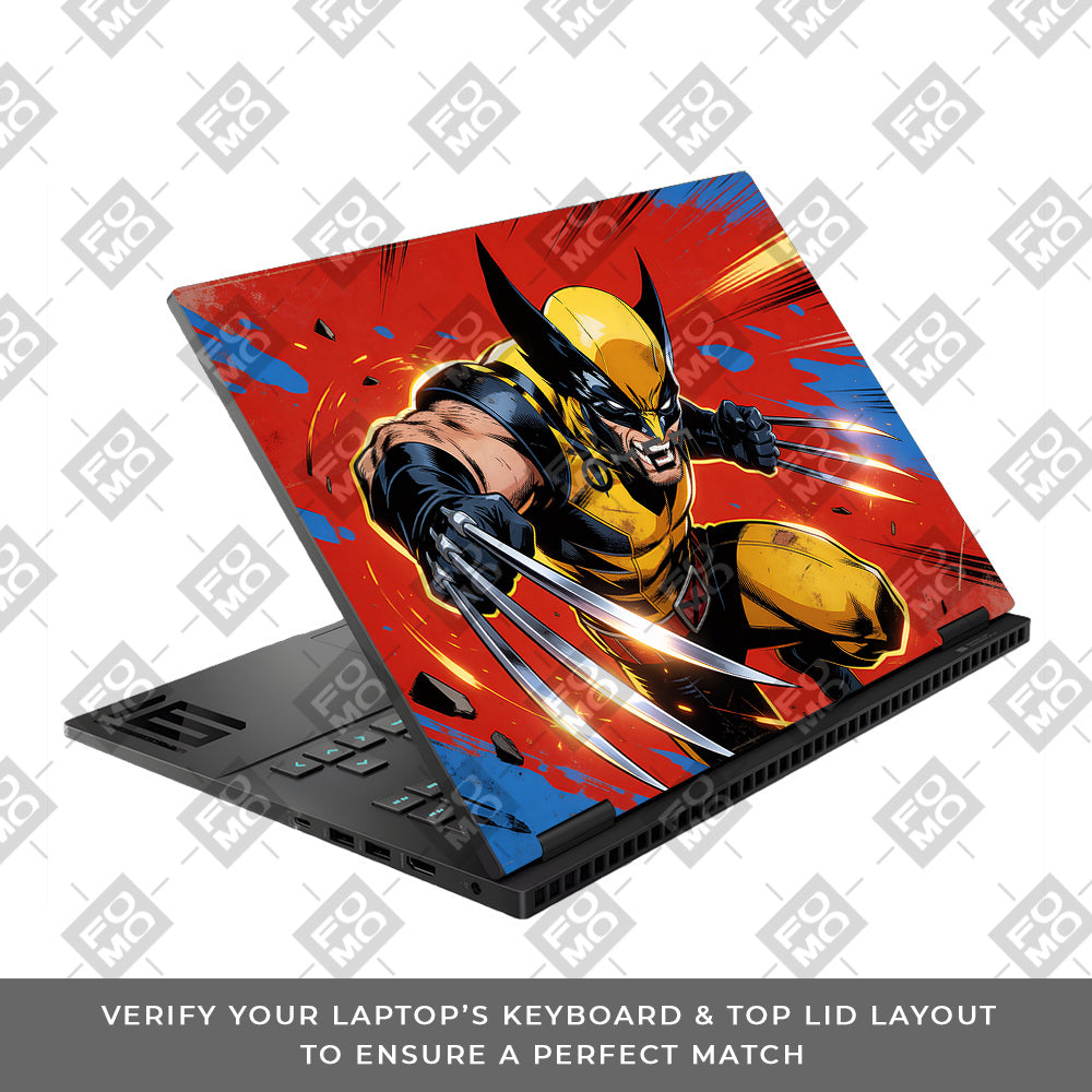 Adamantium Rage HP Omen Gaming 16 Laptop Skin