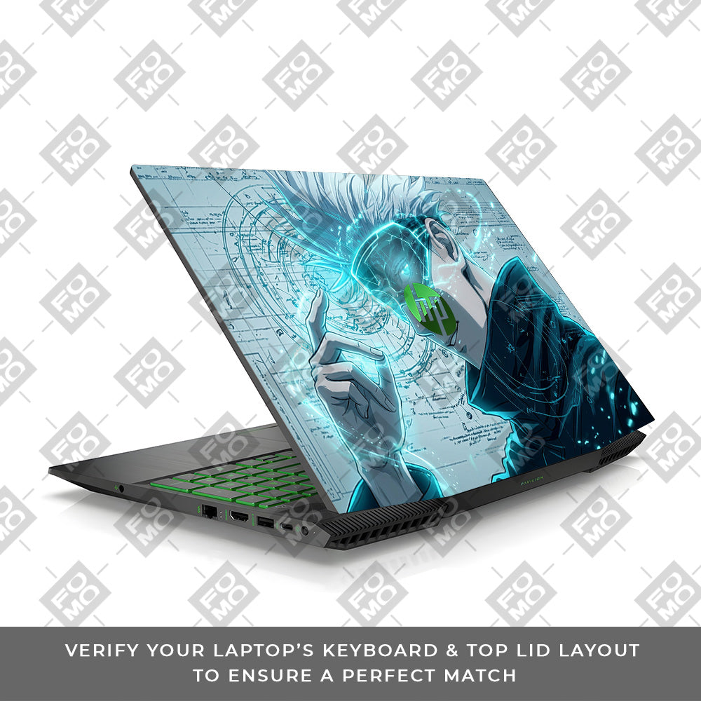 Gojo Satoru Power HP Pavilion Gaming 15 CX Series Laptop Skin