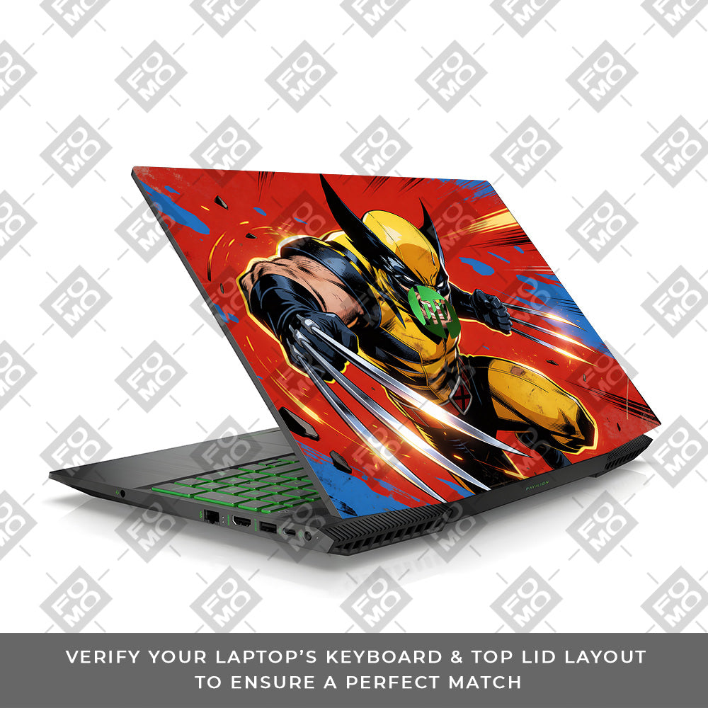 Adamantium Rage HP Pavilion Gaming 15 CX Series Laptop Skin