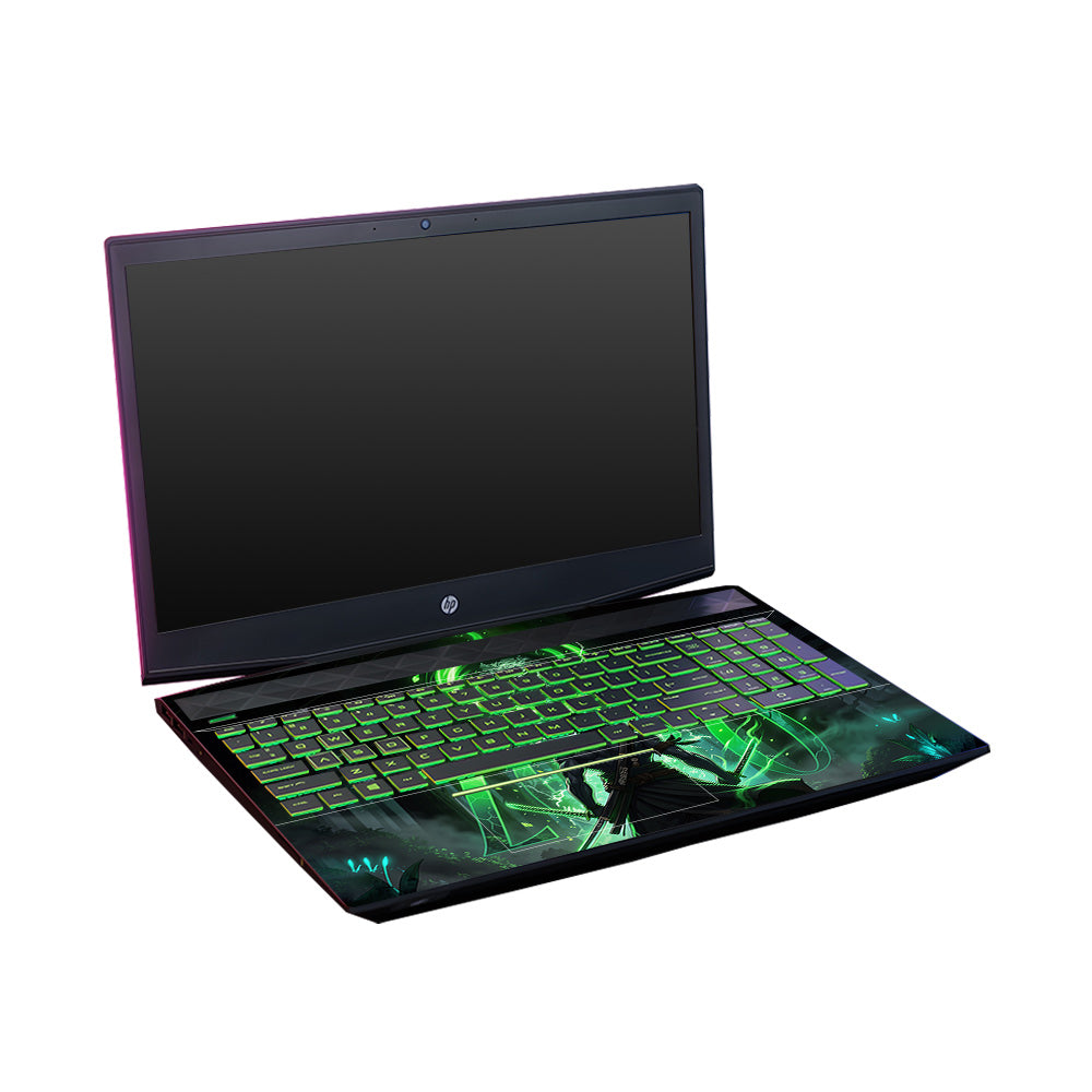Zoro Green Aura HP Pavilion Gaming 15 CX Series Laptop Skin
