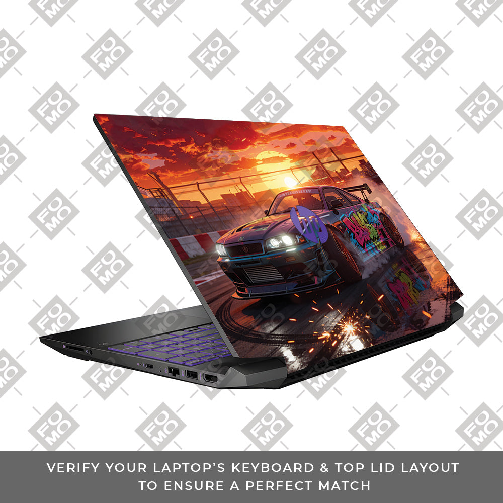 Tokyo Drift Vibes HP Pavilion Gaming 15 EC Series Laptop Skin