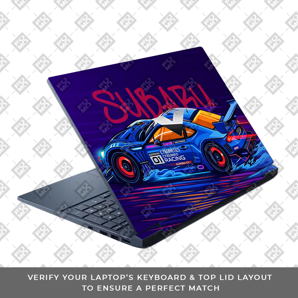 Subaru BRZ HP Victus Laptop Skin