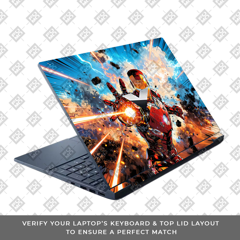 Iron Impact The Arc Reactor HP Victus Laptop Skin