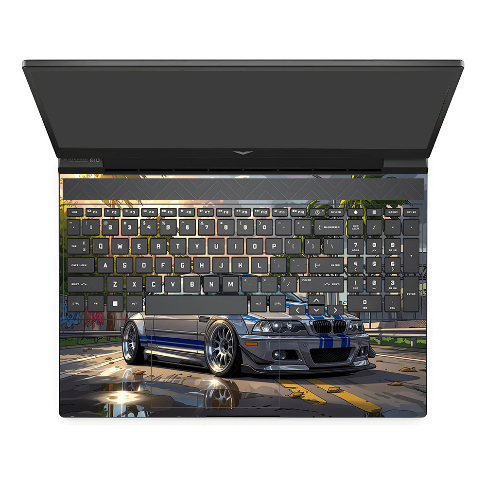 Street Icon BMW E46 Drift Legend HP Victus Laptop Skin