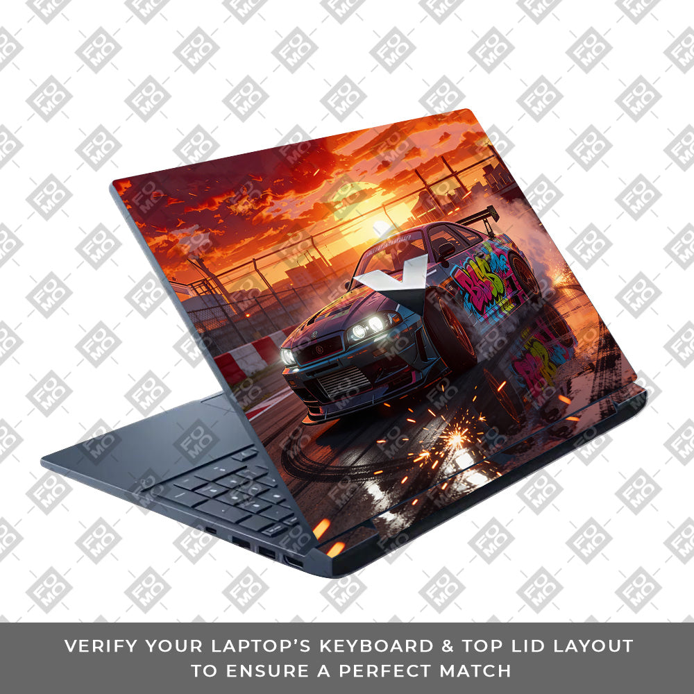 Tokyo Drift Vibes HP Victus Laptop Skin
