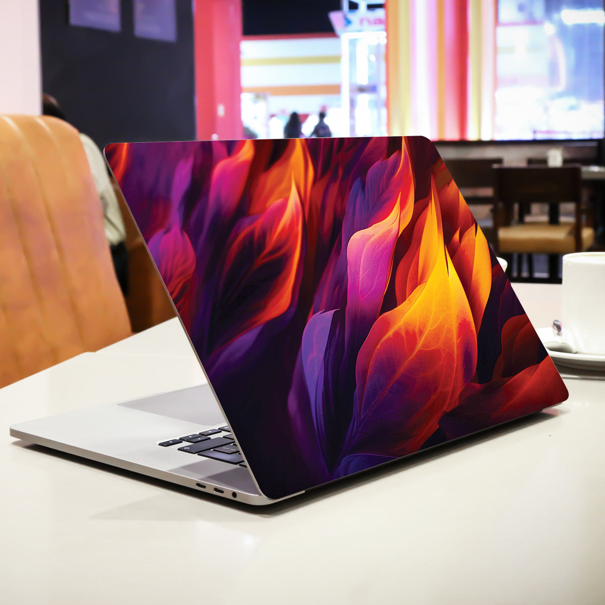 Evening Leaves Abstract Laptop Skin