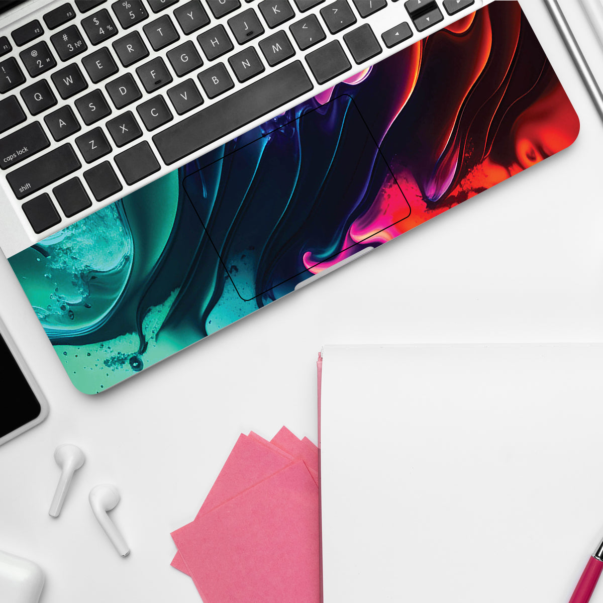 Dark Color Paint Abstract Laptop Skin